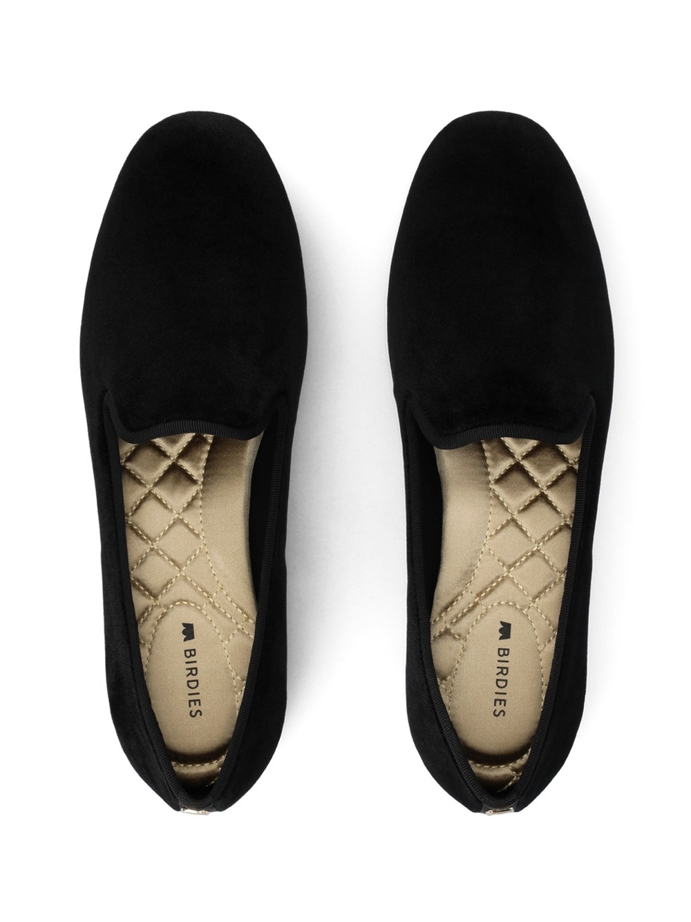 Birdies Women's The Starling Loafer In Black Velvet Size 8.5